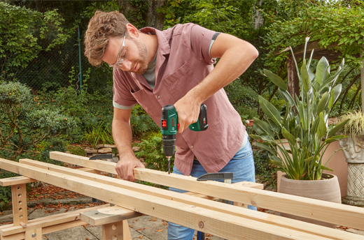 Bosch AKKUSLAGBOREMASKINE EASY 18V-40 2X2AH
