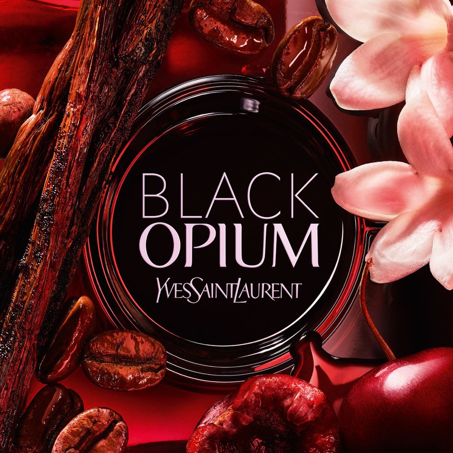 Yves Saint Laurent Black Opium Eau De Parfum Over Red 50ml