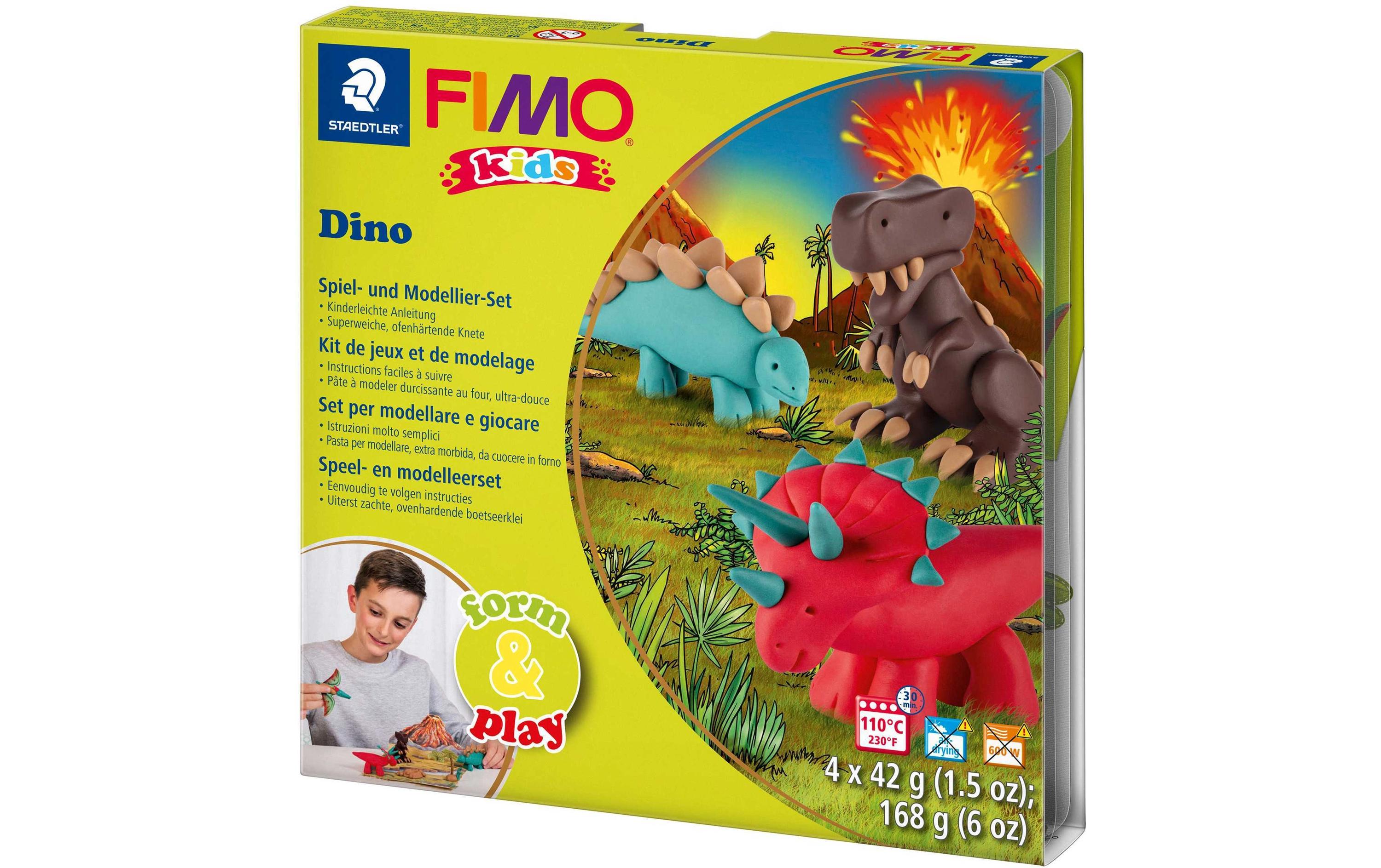 Modelliermasse Kids Bastelset DinoMasse zum Formen und Modellieren