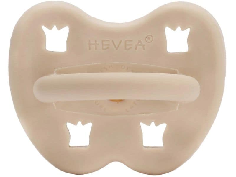 HEVEA Nuggi Orthodontic Sand 3-36 Monate Schnuller mit kieferorthopädischem Sauger