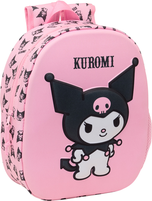 Hello Kitty Kuromi 3D Ryggsekk 8,5L, Lyserosa