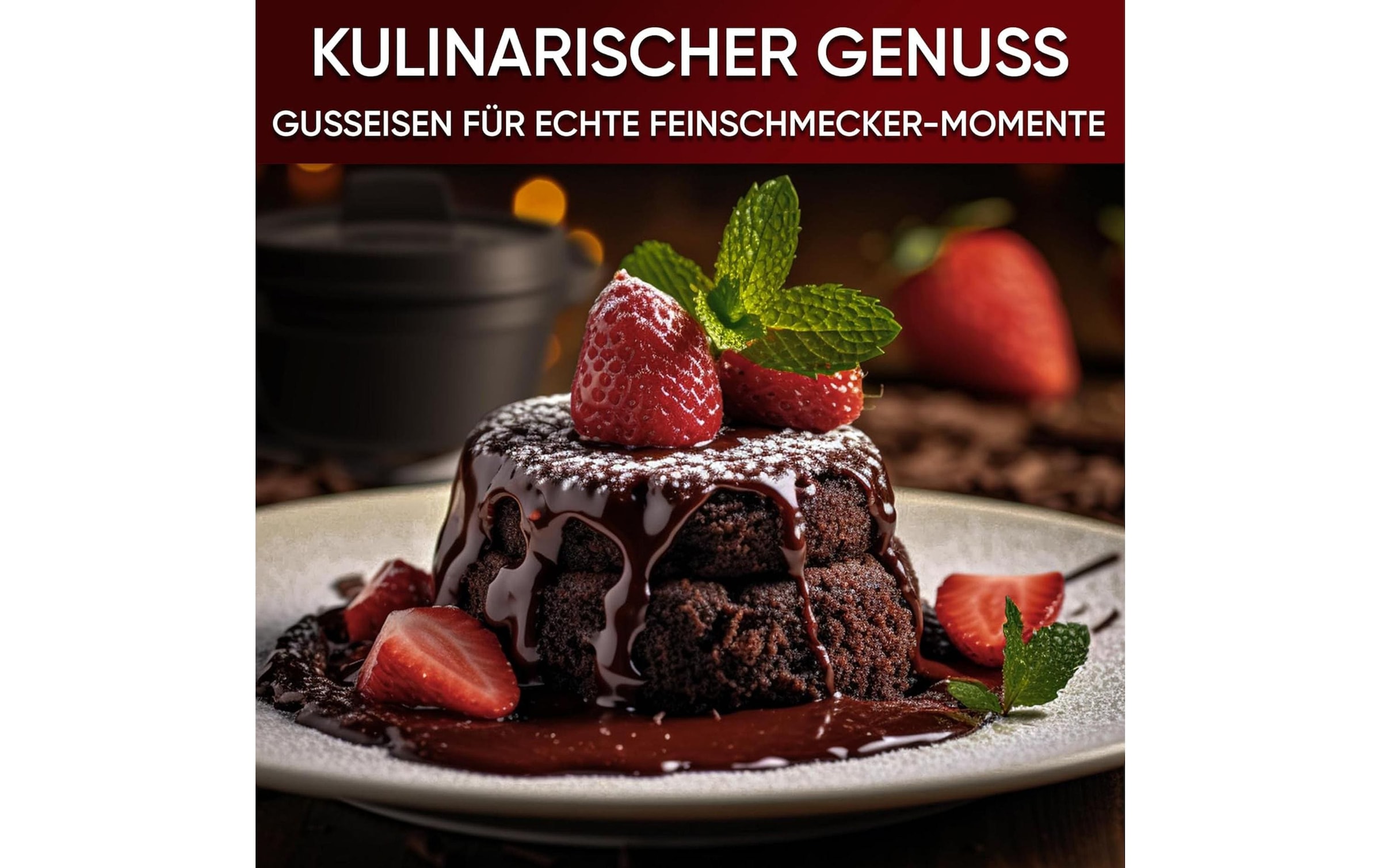 Grilltopf »Gusskoenig Mini Dutch Set 6 Töpfe, Rezeptbuch« Gusseisen
