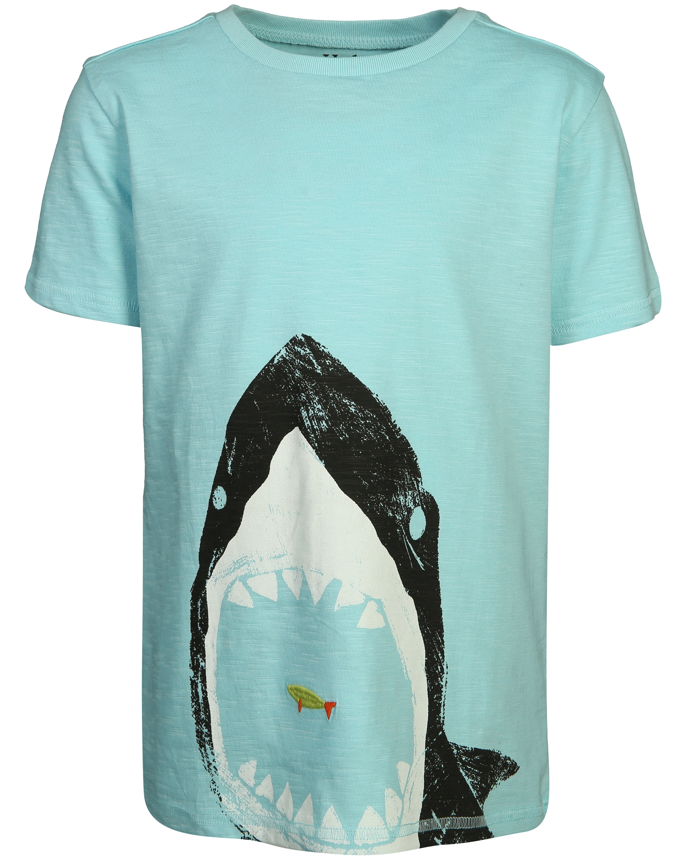 T-Shirt SHARK LUNCH in hellblau