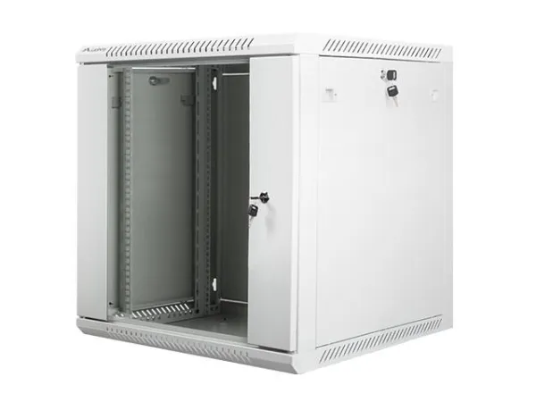 Lanberg - Rack kabinet - vægmonterbar - grå, RAL 7035 - 12U - 19