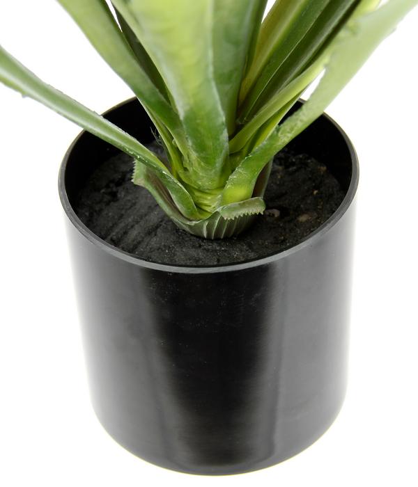 I.GE.A. Kunstpflanze Agave im Kunststoff-Topf,
