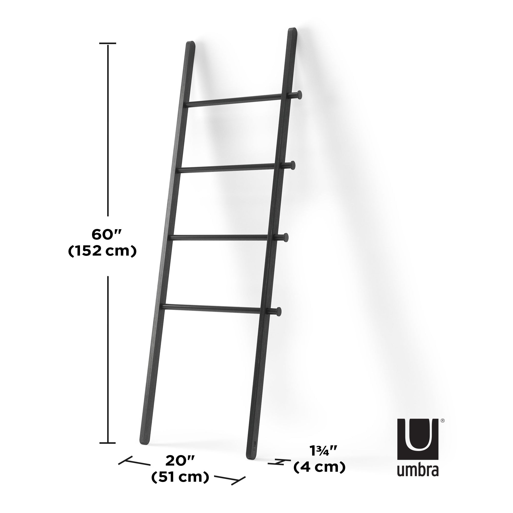 Umbra Leana Ladder H 152 - Zwart