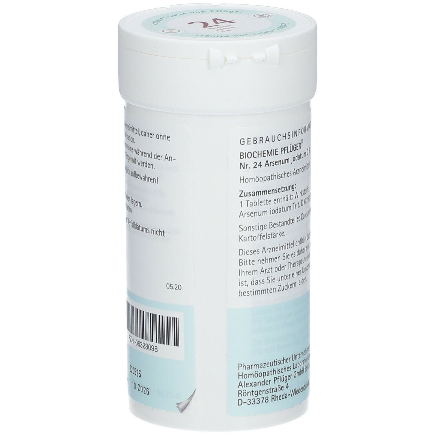Biochemie Pflüger® Nr. 24 Arsenum jodatum D6 Tabletten