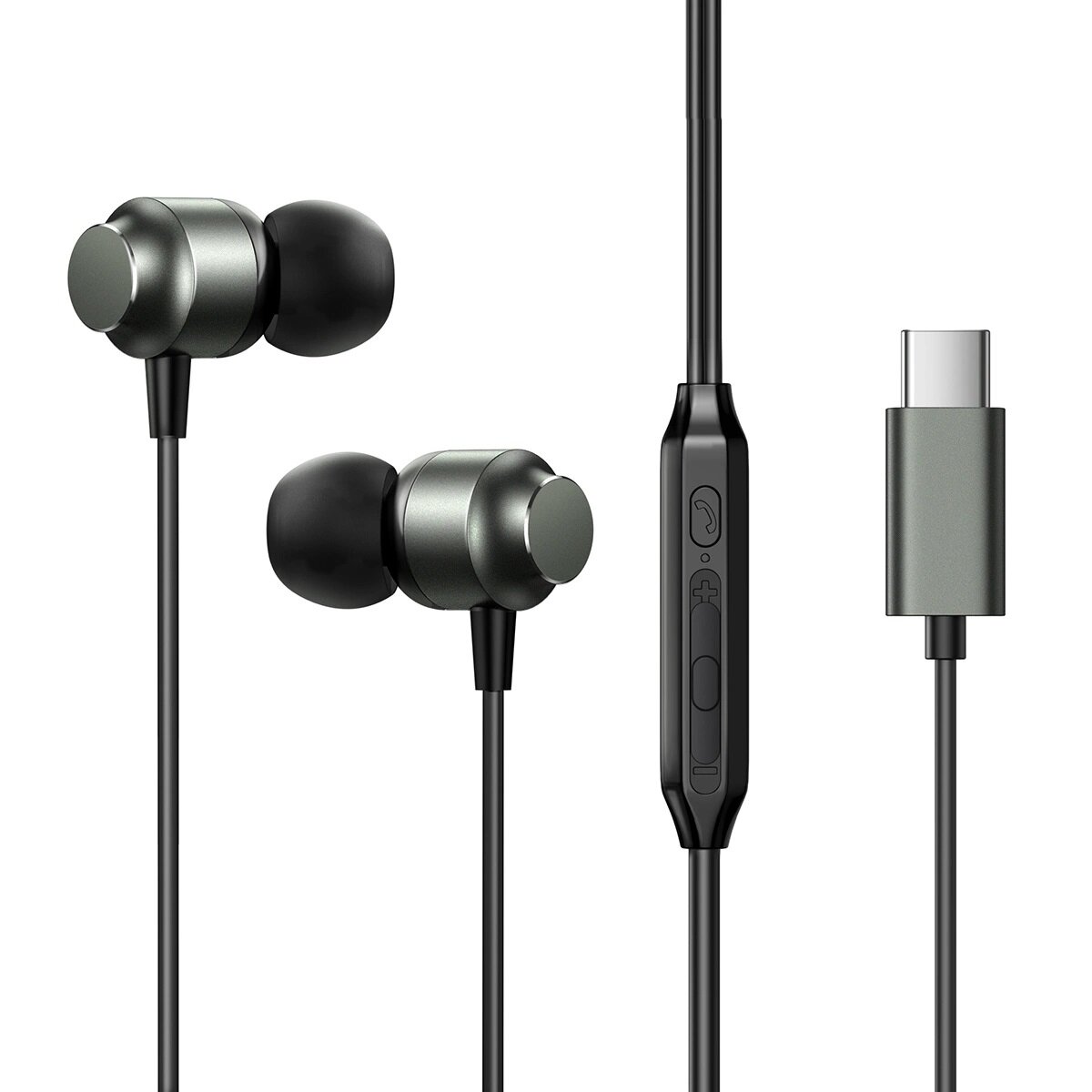 JR-EC06 USB-C In-Ear-Kopfhörer – Grau