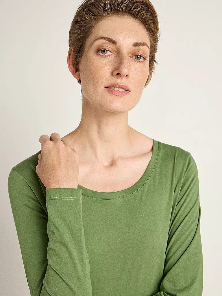 LANIUS Langarmshirt grün