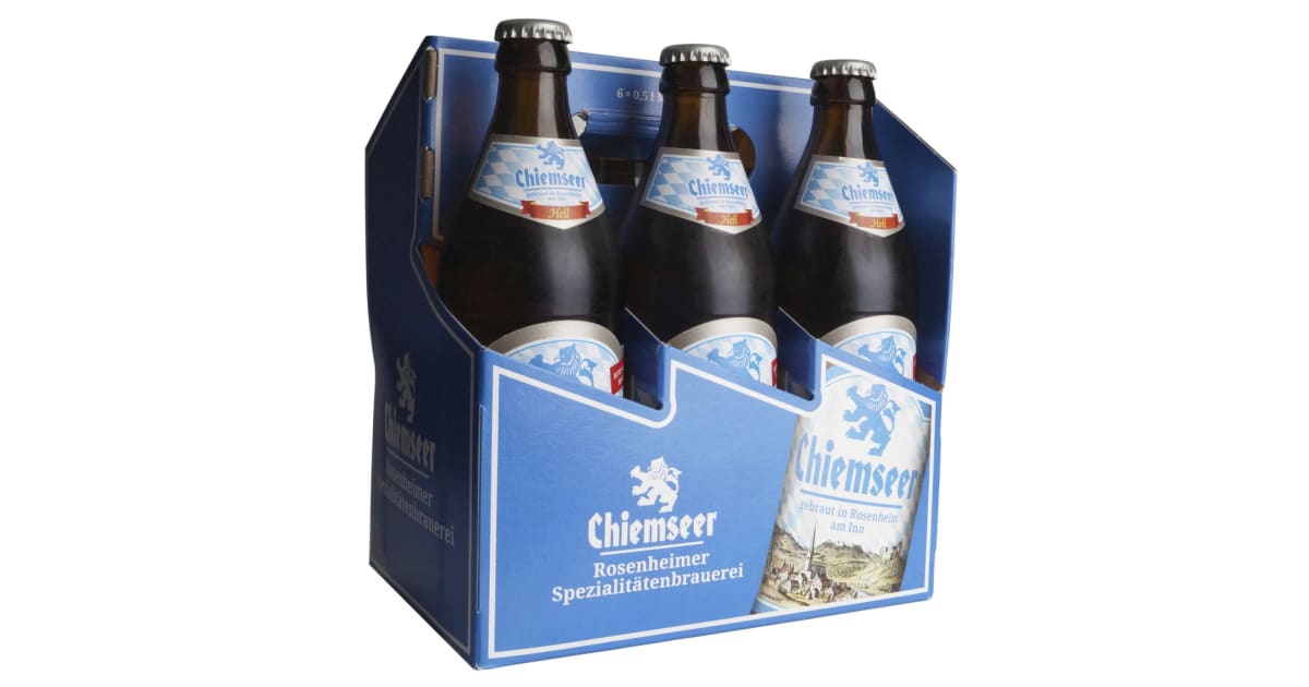 Chiemseer Hell Tray 6x 0,5 Liter (Mehrweg)