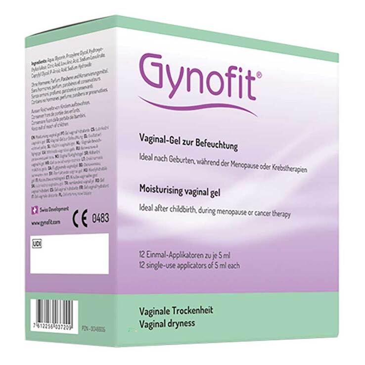 Gynofit Vaginal Gel zur Befeuchtung, 12X5 ml