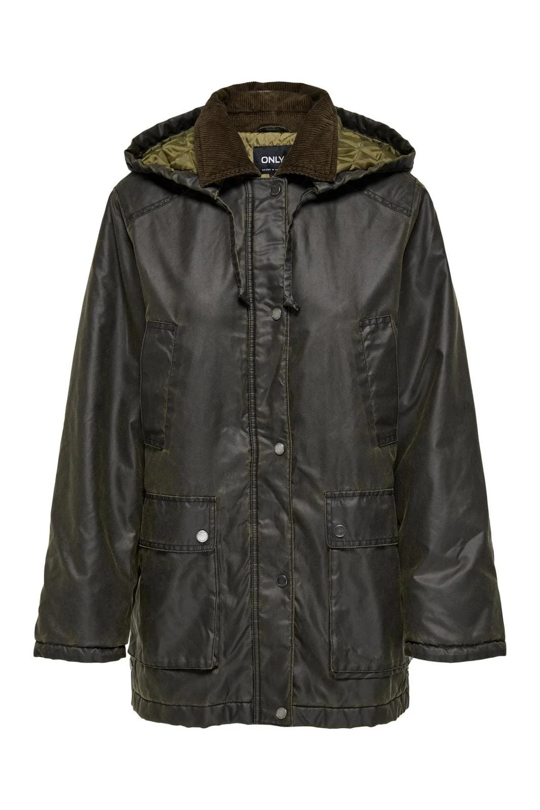 Only Onlmountain Hood Washed Jacket Cc