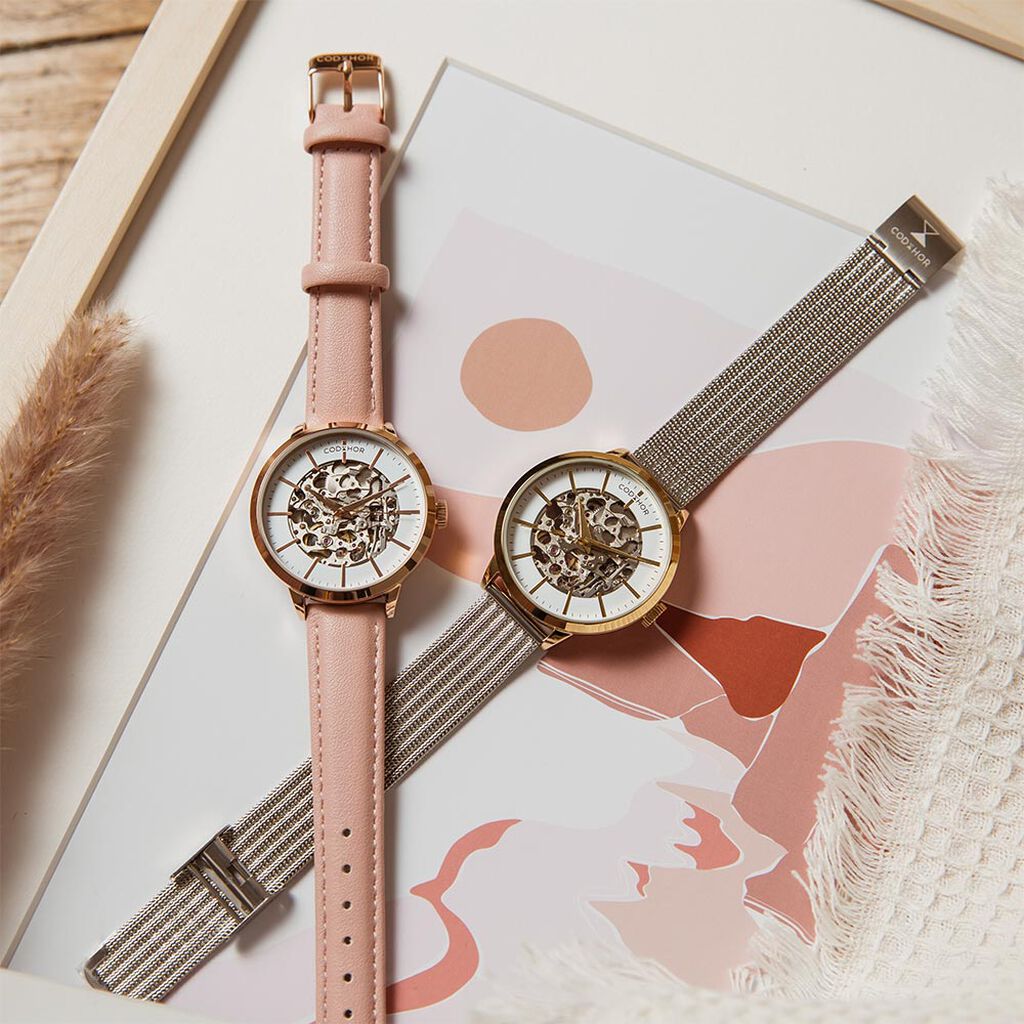 Montre Codhor Louise Blanc