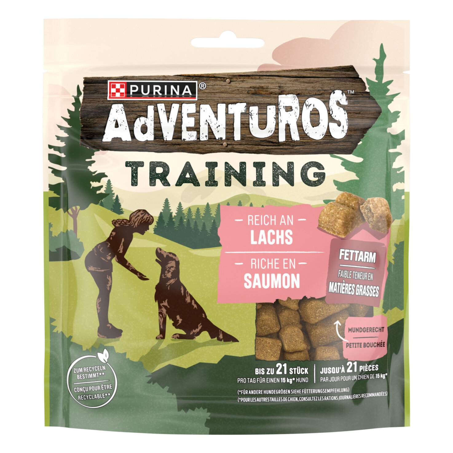 Adventuros Hundesnack Training Lachs