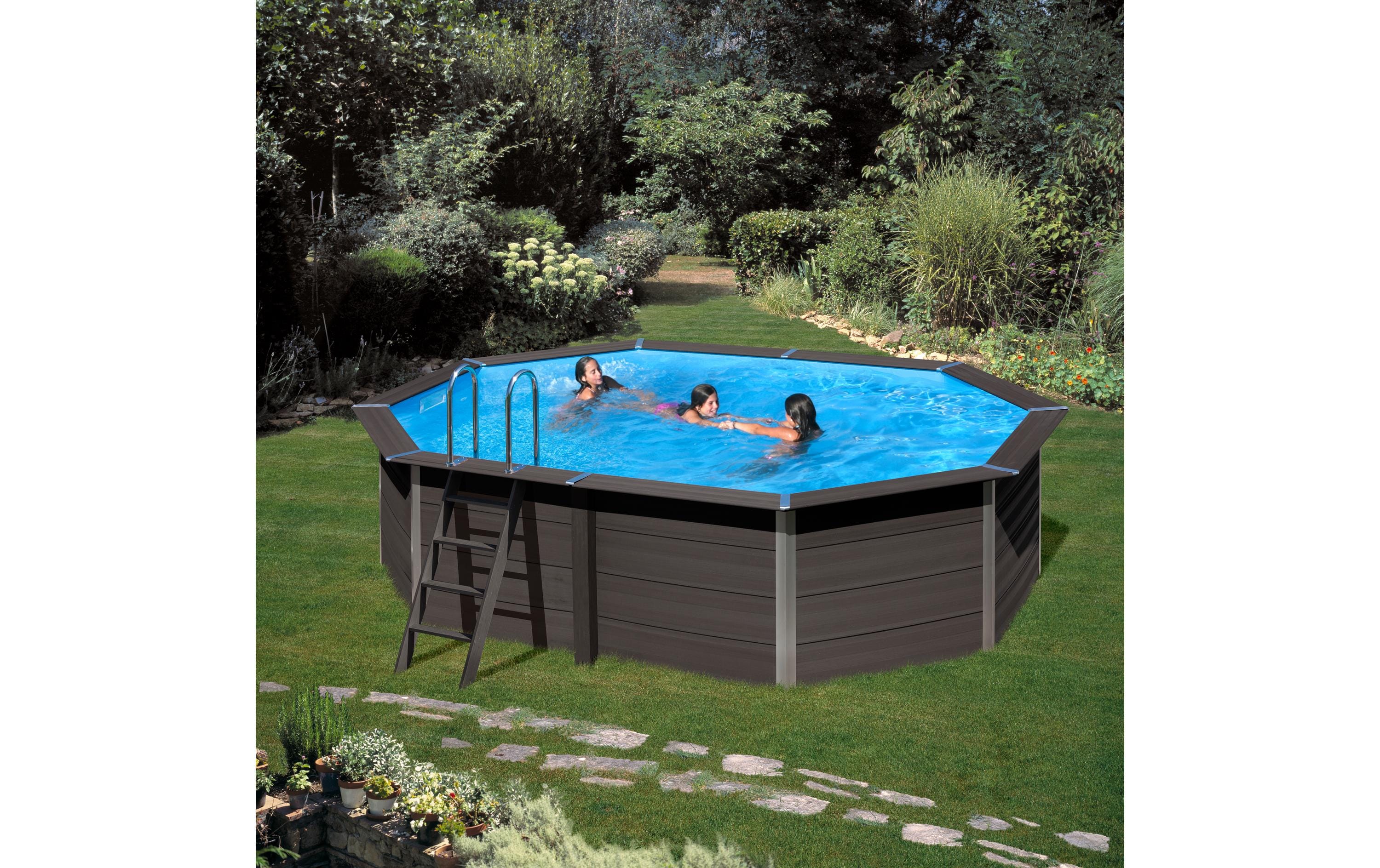 Pool KIT Avantgarde, 804 x 386 x 124 cm<br>Ovalbecken