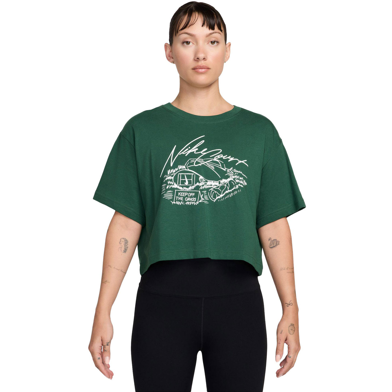 Nike Court Graphic Slam Cropped Tee