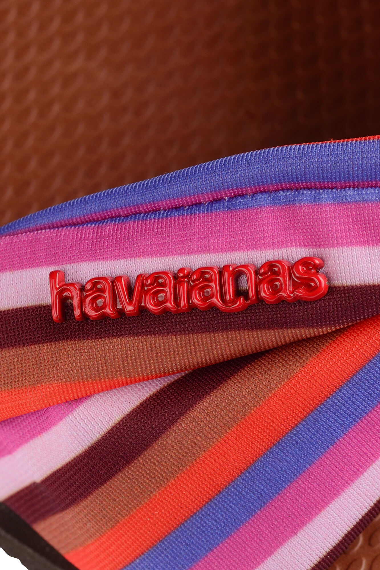 Chinelo Havaianas You Saint Tropez Print - Marrom