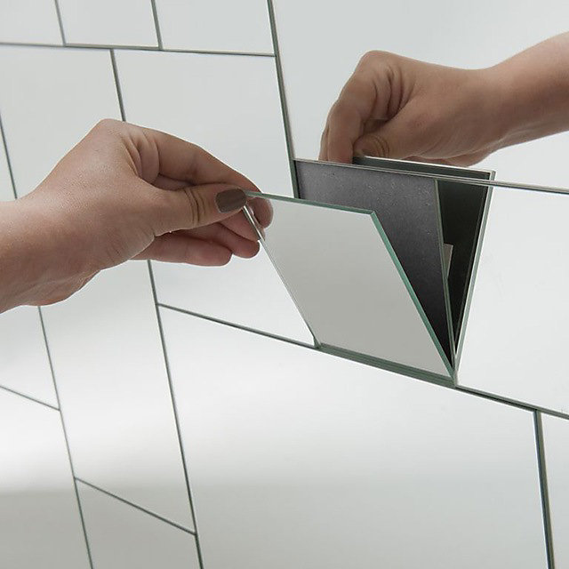 6 miroirs carrés Pierre Pradel 10 x 10 cm