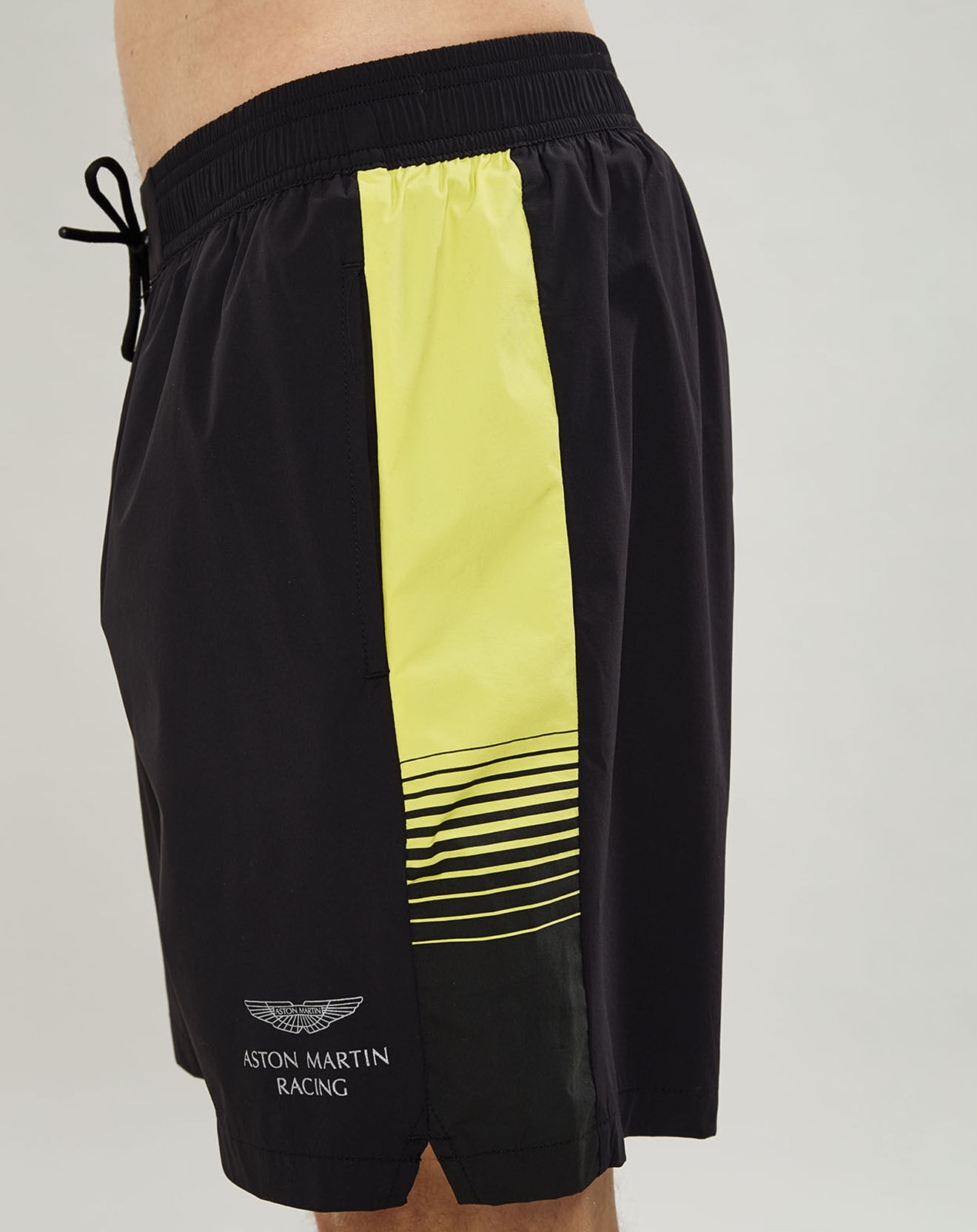 Hackett London Short de Bain Aston Martin Racing fluo noir