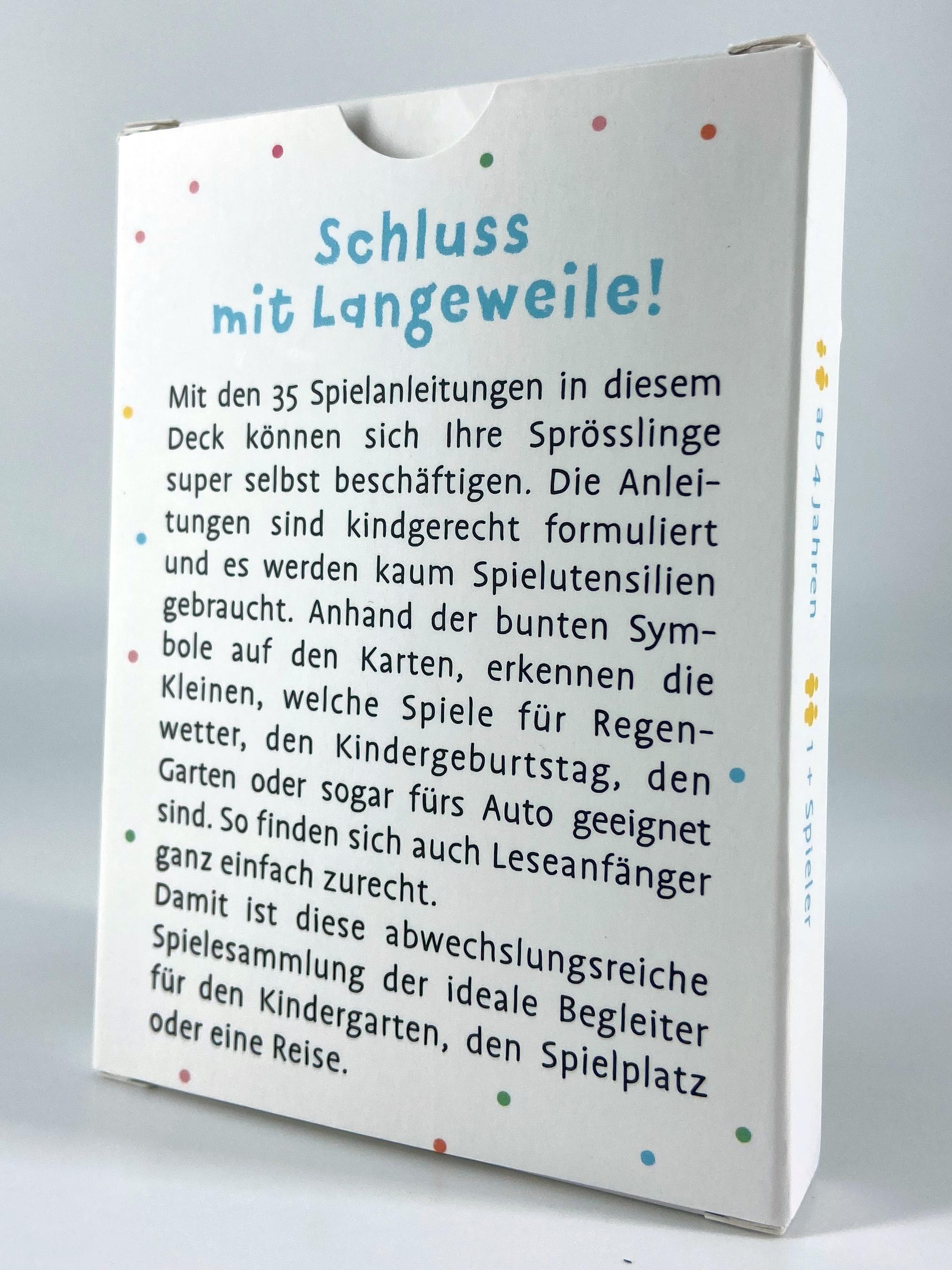 35 Kinderspiele für drinnen, draußen und unterwegs (Kinderspiel)
