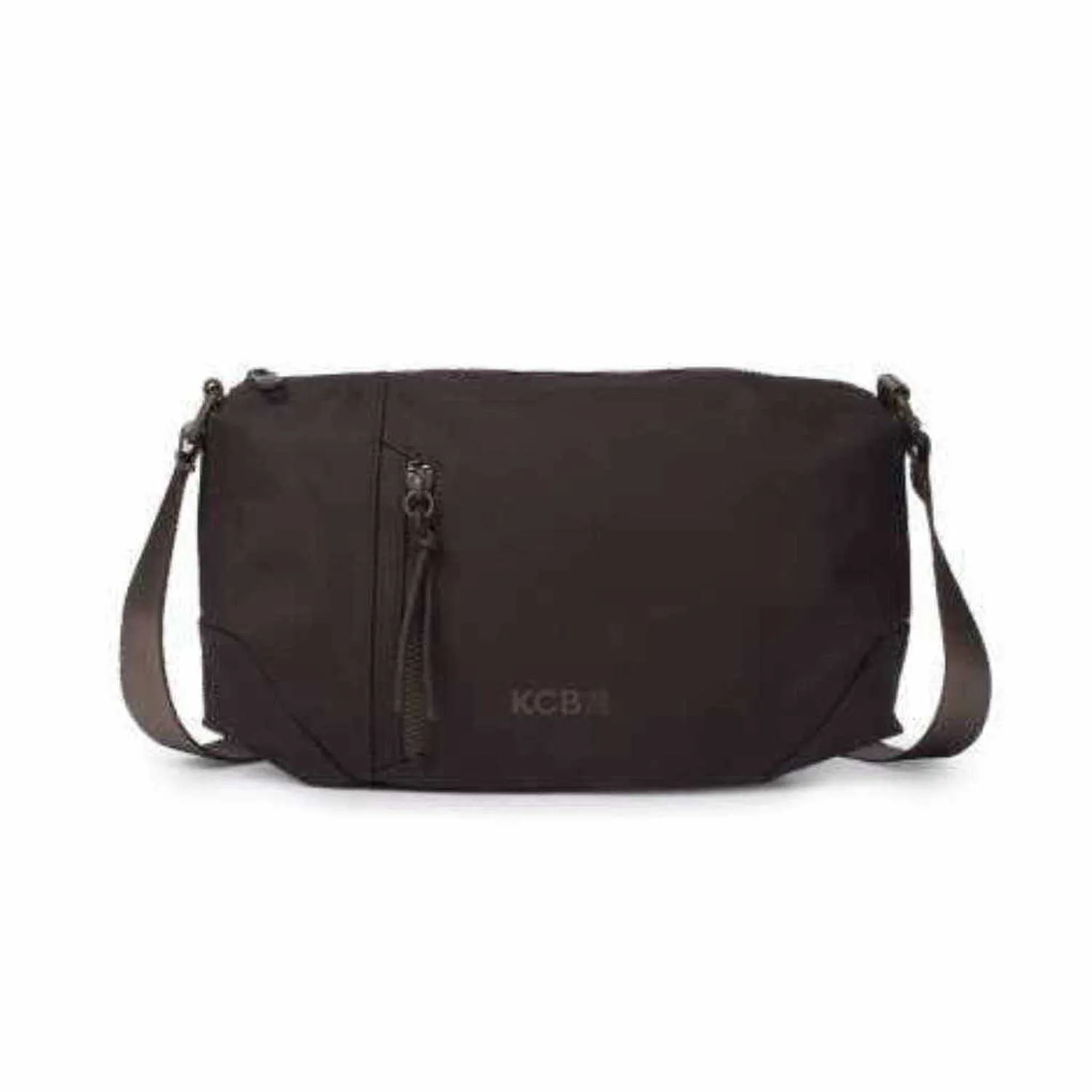 KCB VEGAN BAGS Umhängetasche Braun Textil  Wasserdicht