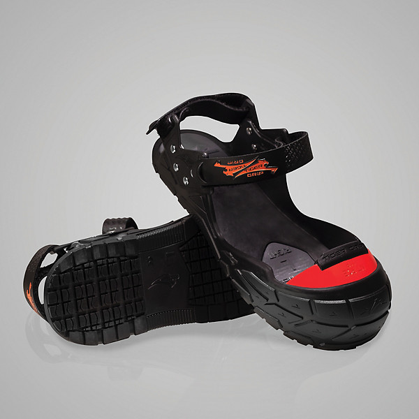 Sur-chaussures de sécurité antidérapantes avec embout de protection. T. 38  au 41.