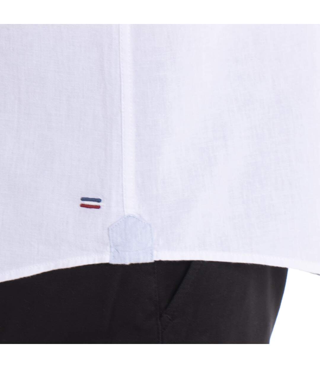 Chemise manches courtes col boutonné lin CLUBY