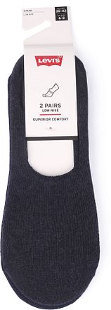 Levi's Sneakersok Low Rise Zwart 2Pack 993050001-884