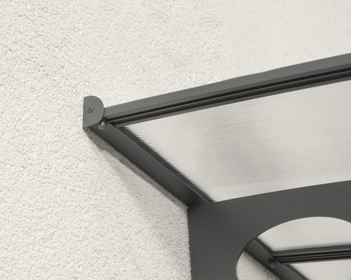 ARON Baldino luifel 223,5x139 cm antraciet polycarbonaat