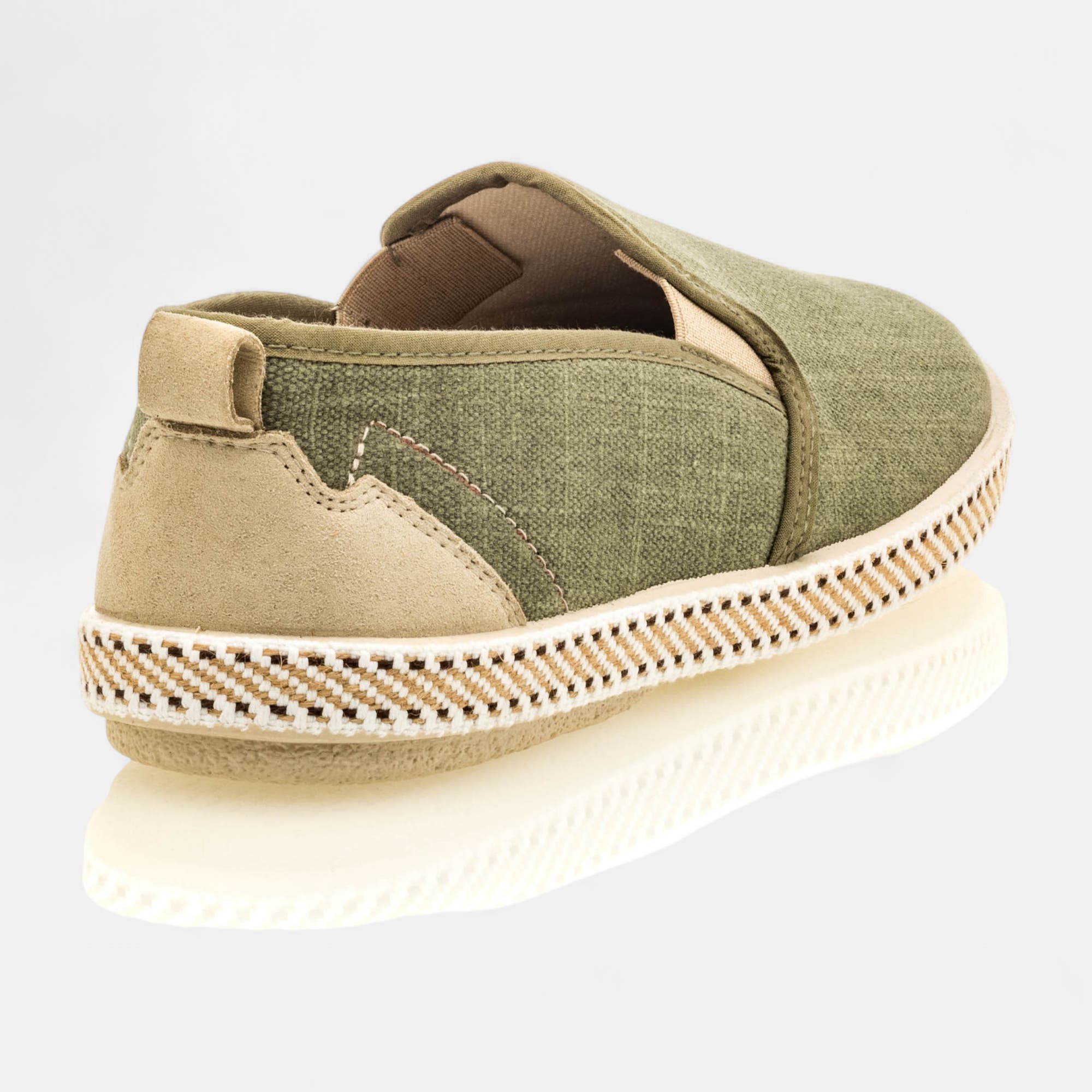 Tennis pieds sensibles Homme kaki
