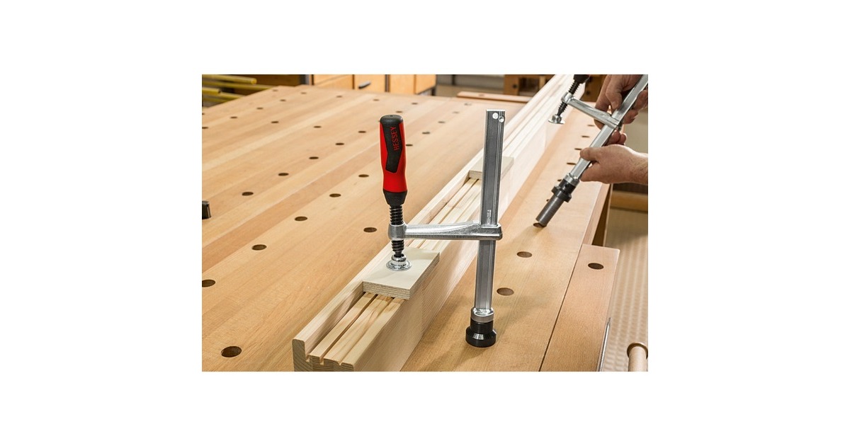 BESSEYSpanelement met variabele spandiepte TWV16-20-15-2K lijmklem  (Zilver/rood)