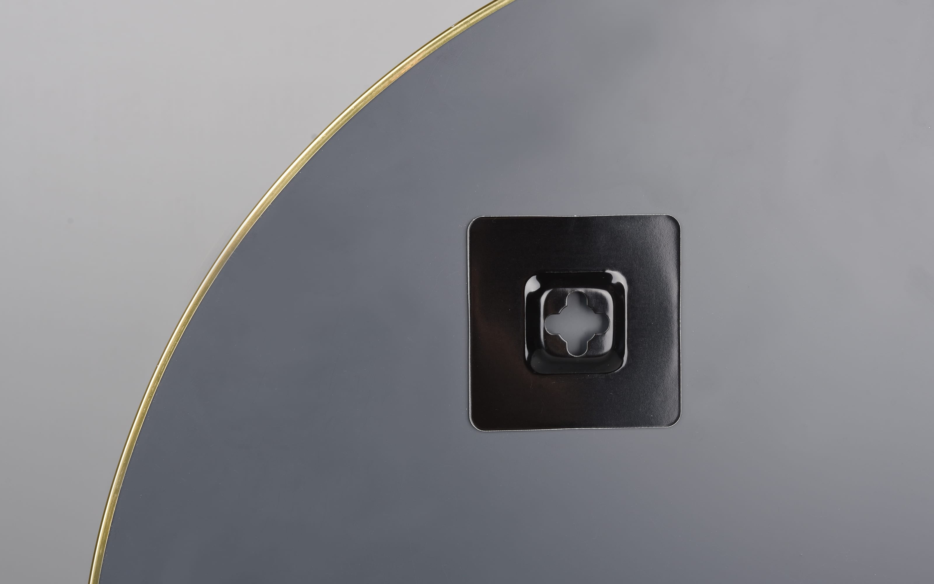 Metallspiegel Esra, goldfarbig, 50 cm