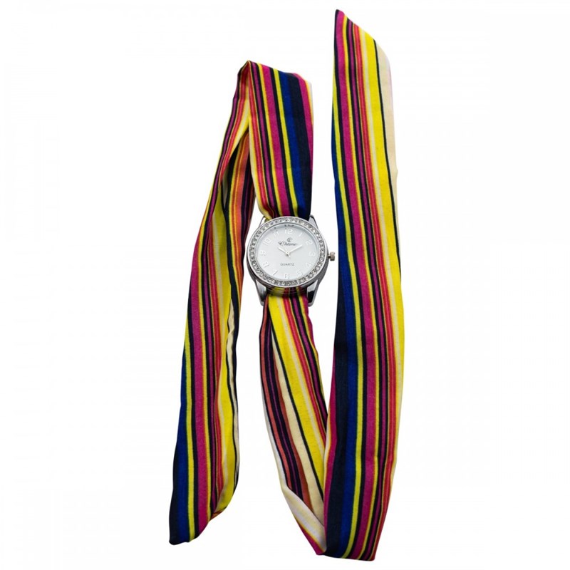Montre Femme CHTIME bracelet Tissu Rose