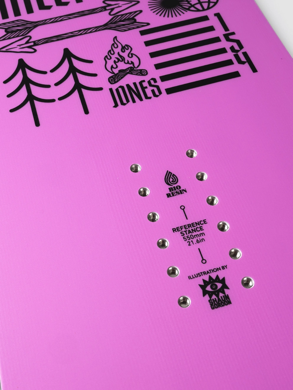 Jones Snowboards Rally Cat 2025 Snowboard white