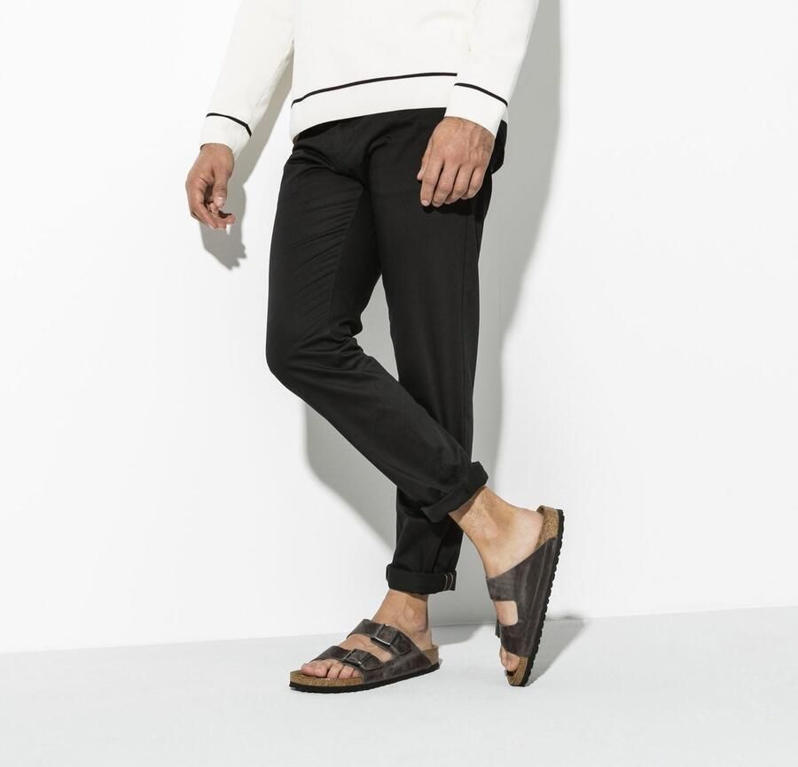 Birkenstock Slippers Unisex donkergrijs