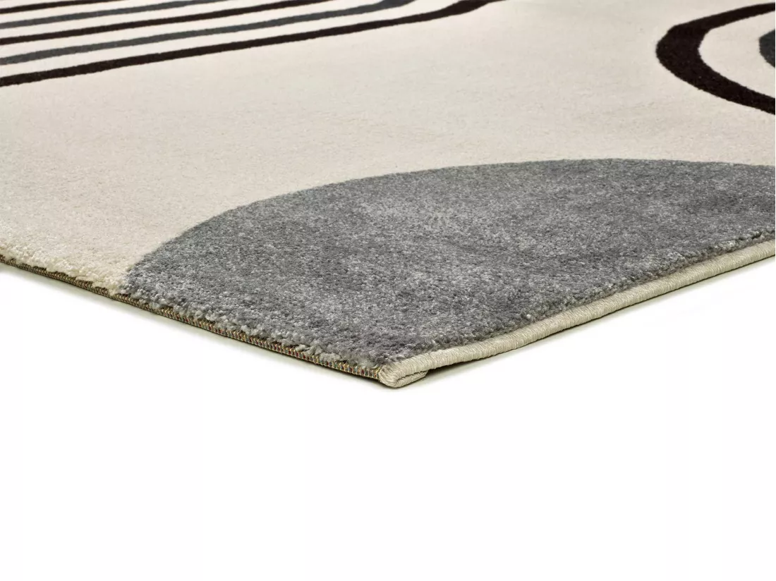 Tapis intérieur - scandinave - blanc - 160 x 230 cm - GARDEN