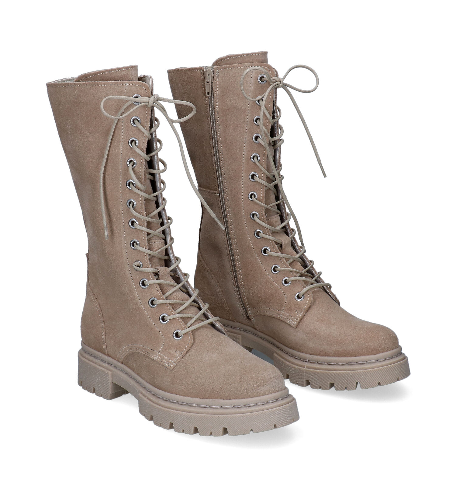 Korte laarzen beige