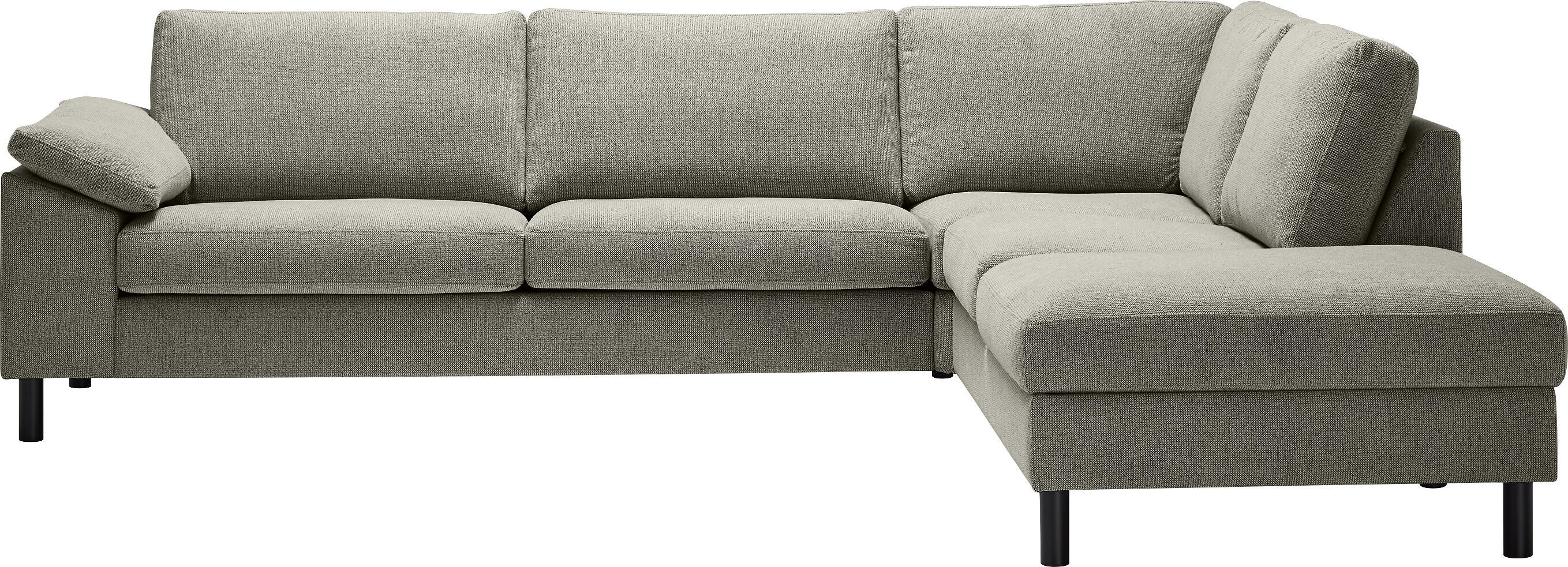 DIENER Ecksofa - Grau / B: 277.0 cm x T: 225.0 cm x H: 81.0 cm