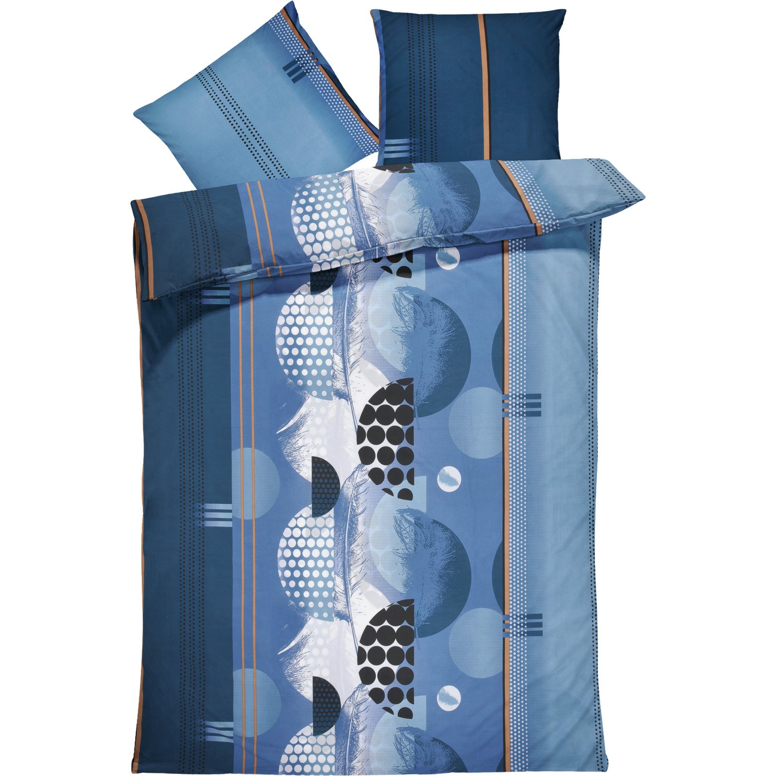 Bettwäsche Microfaser Himmelreich blau 50x70 Kissenbezug