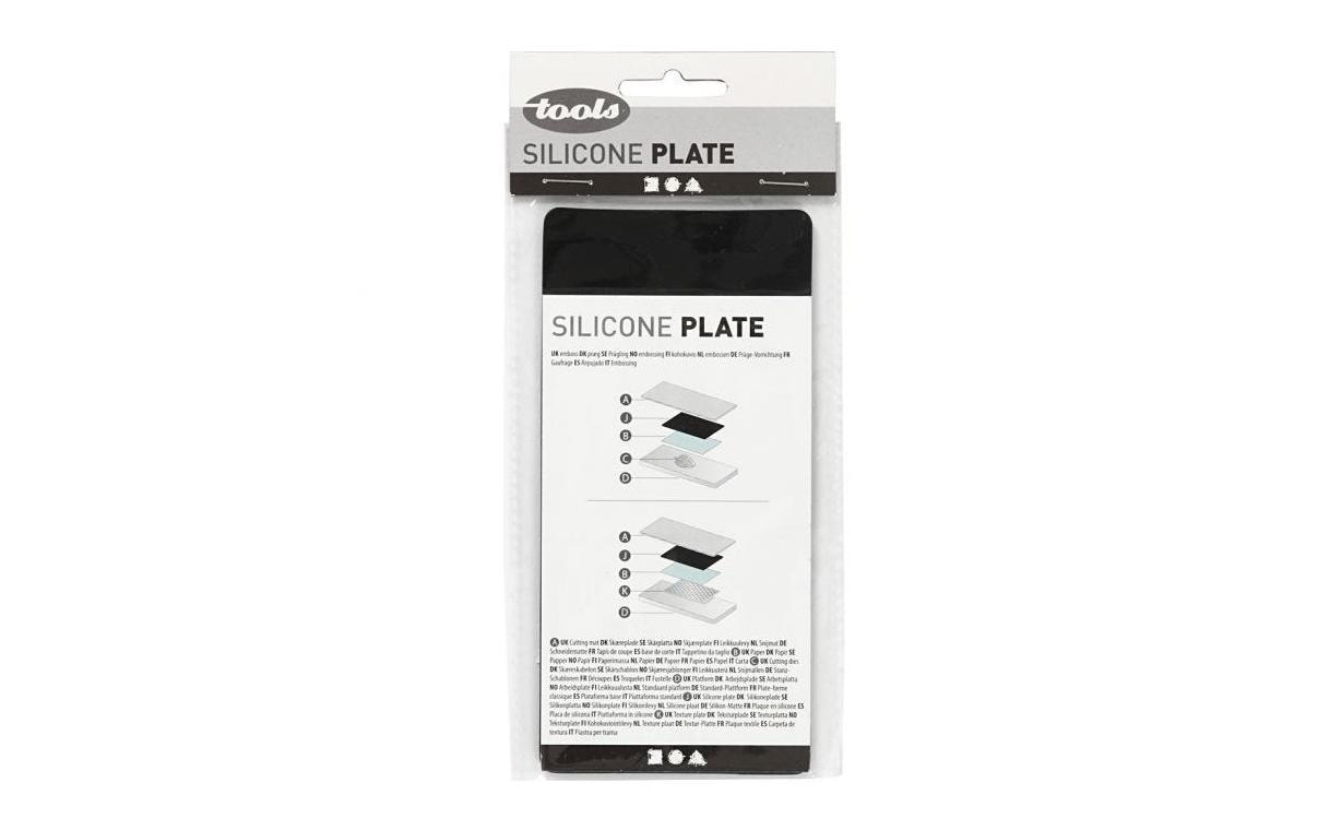 Kunststoffplatte aus Silikon für A5 und A4, 15.3 x 21.6 cmDistanzplatte für Stanzmaschinen