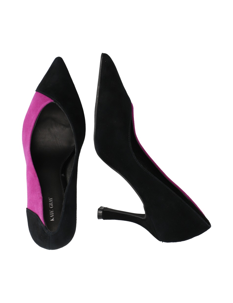 Veloursleder Pumps
