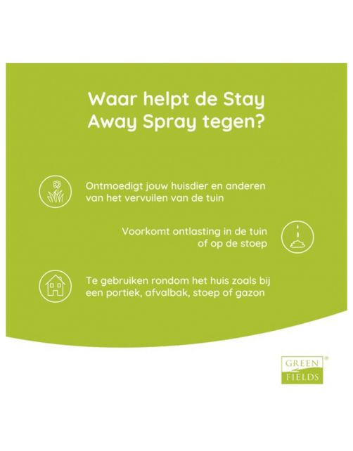 Greenfields Spray Stay Away - Hondenzindelijkstraining - 400 ml
