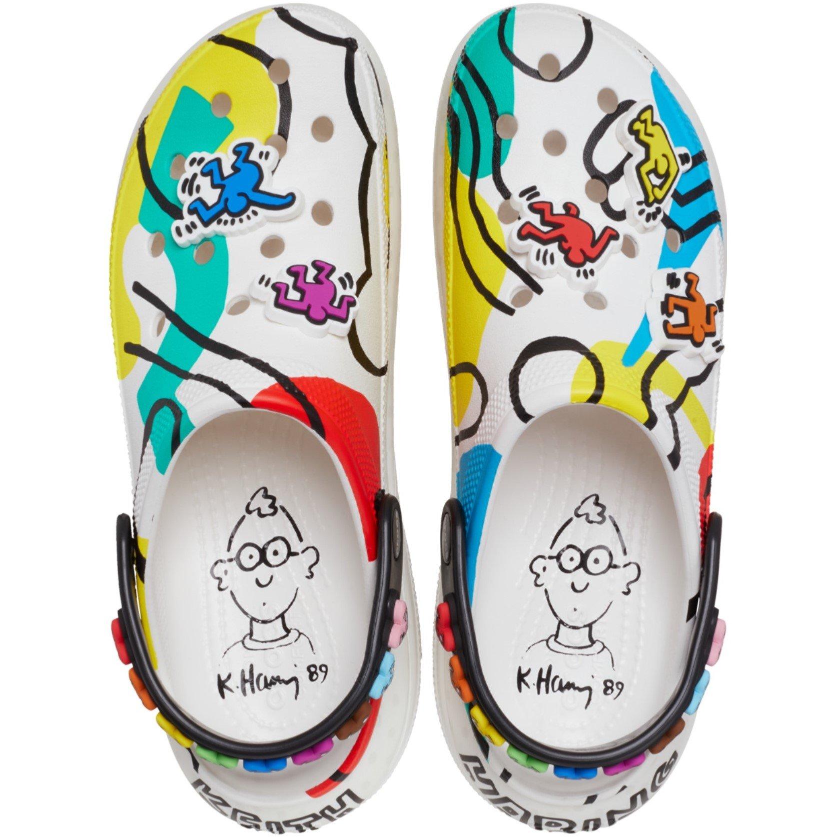Crocs Keith Haring Mega Crush Clogs Womens