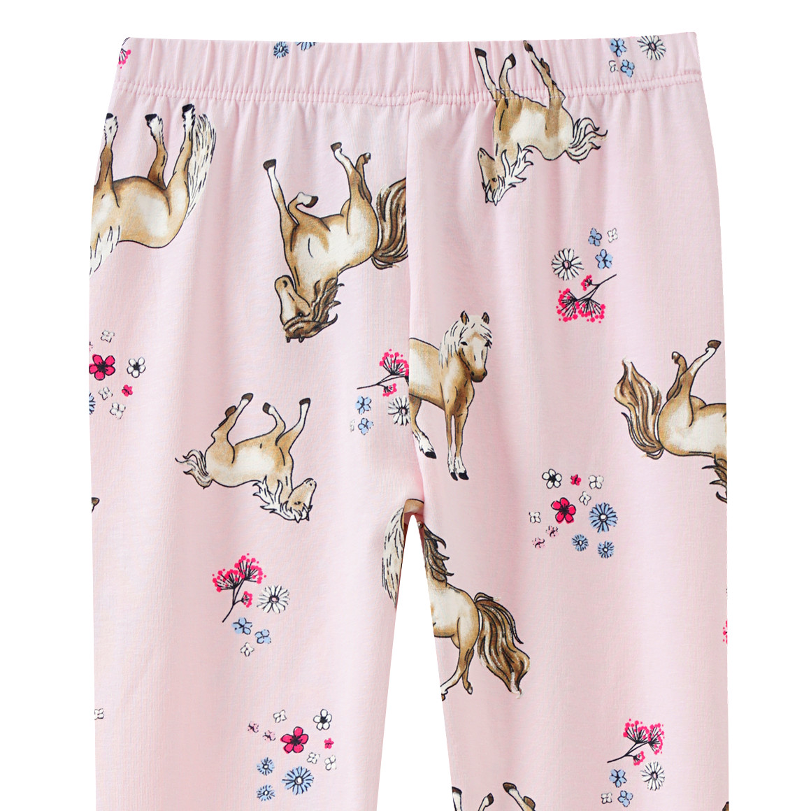 Topolino Mädchen Leggings mit Pferde-Prints rosa