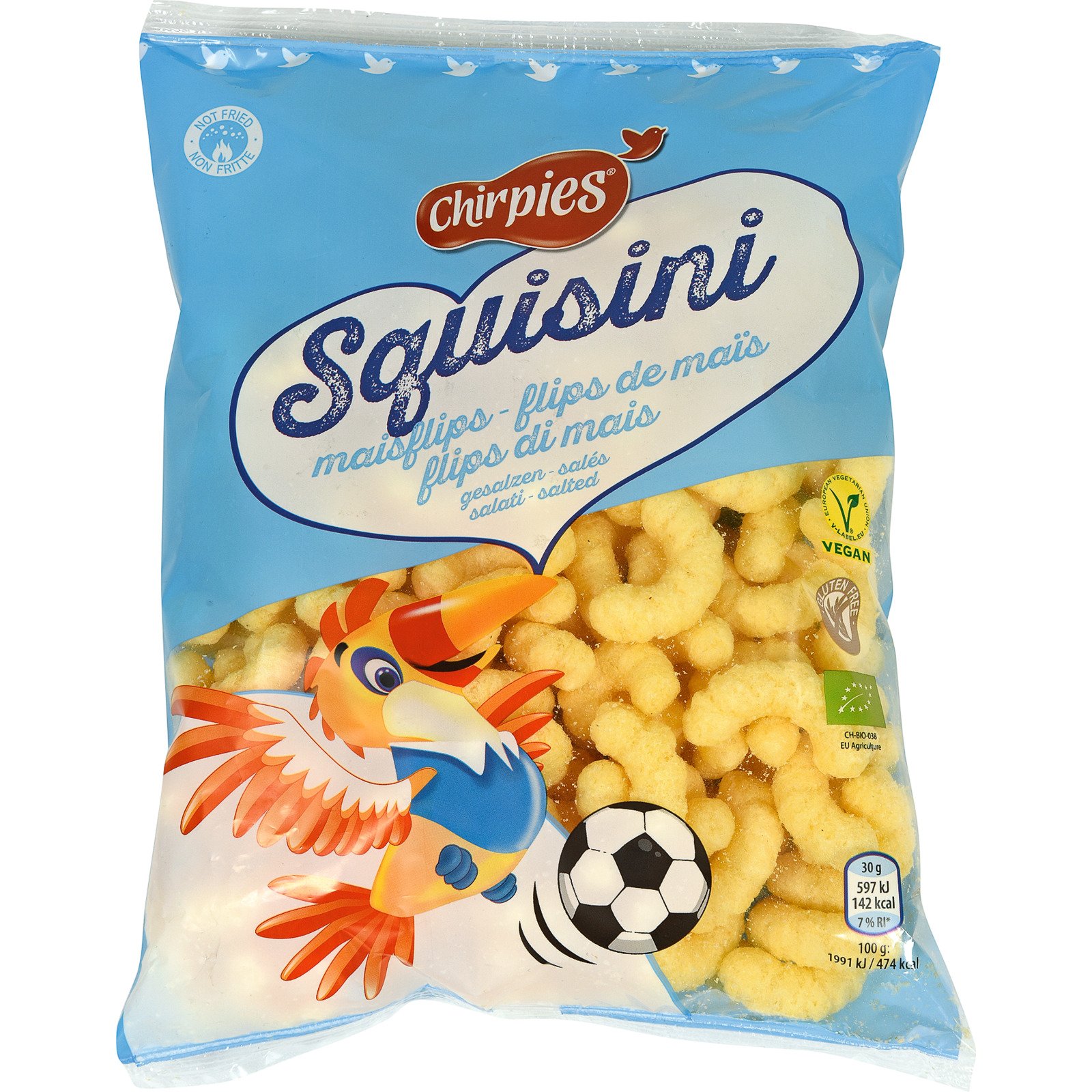 Chirpies Mais Flips gesalzen 85g