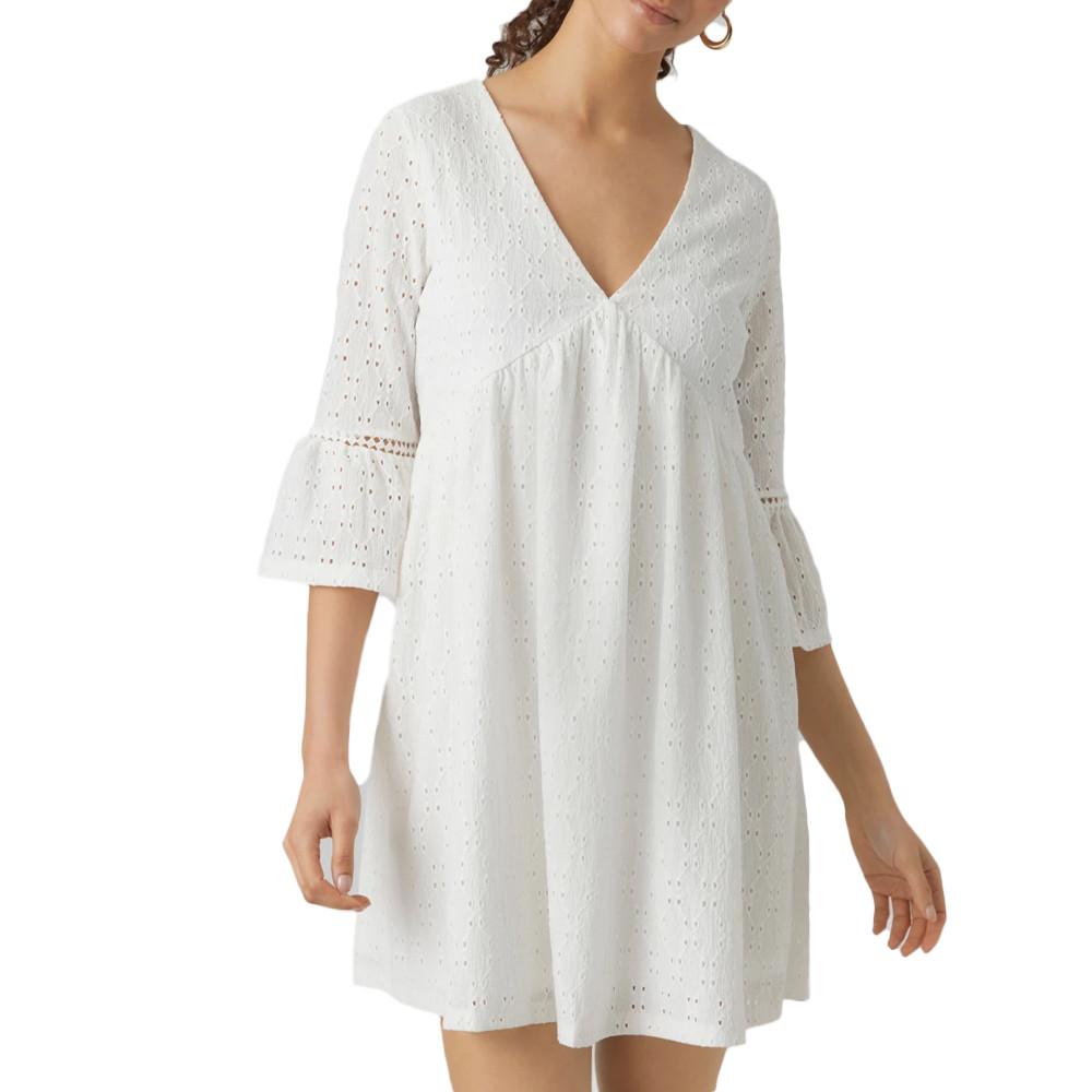 Vero Moda Robe Blanche Femme Vero Moda Marcy