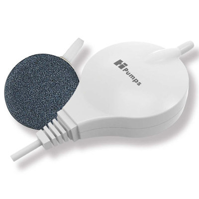 Nano Luftpumpe Piezo rund weiss 18l/h