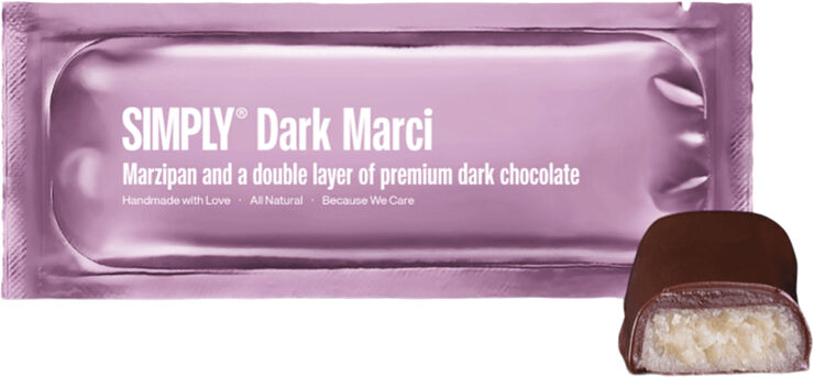 Simply Chocolate DARK MARCI chokoladebar No_color