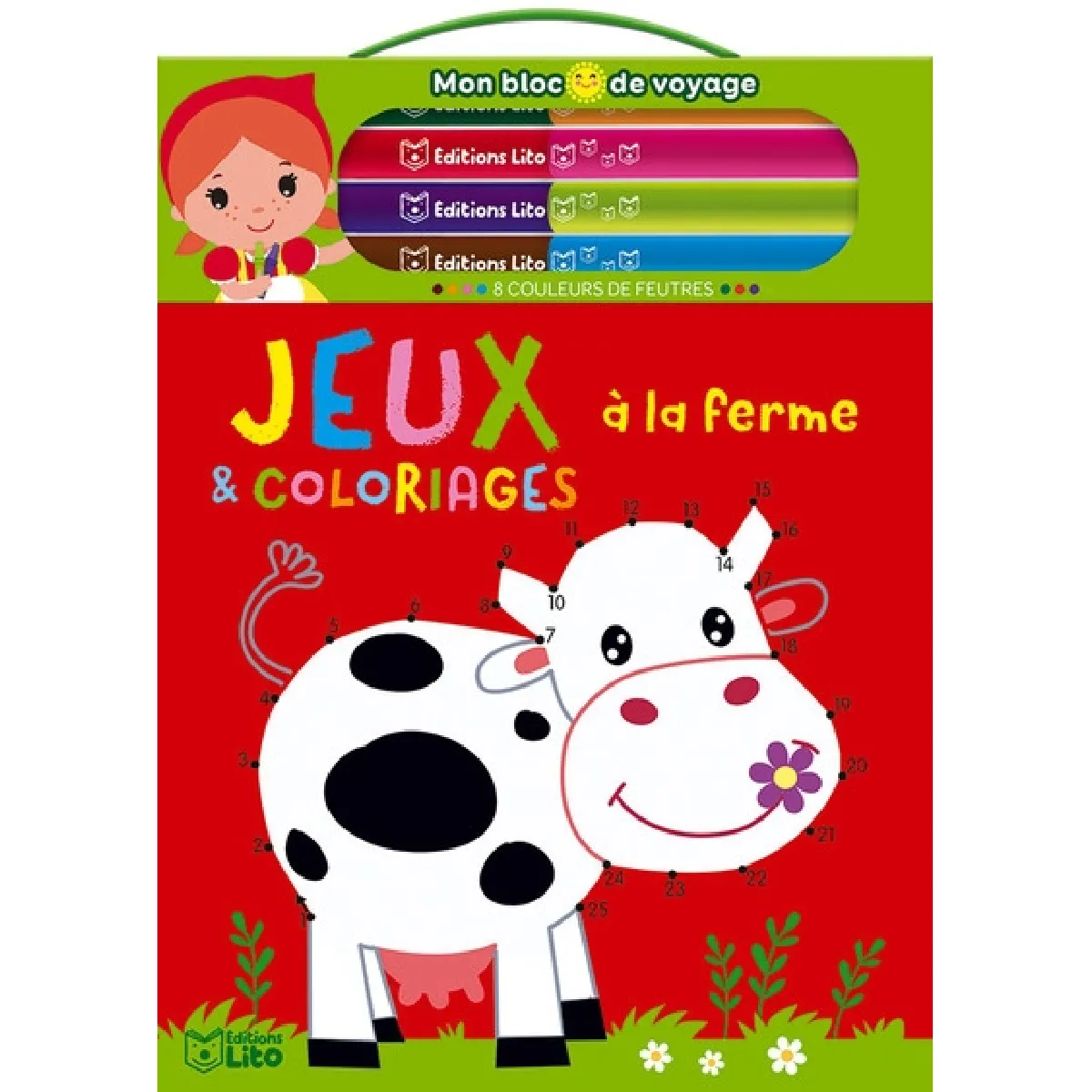 A la ferme : jeux & coloriages