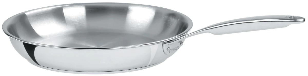 Poêle inox Castel'Pro fixe 24cm Cristel